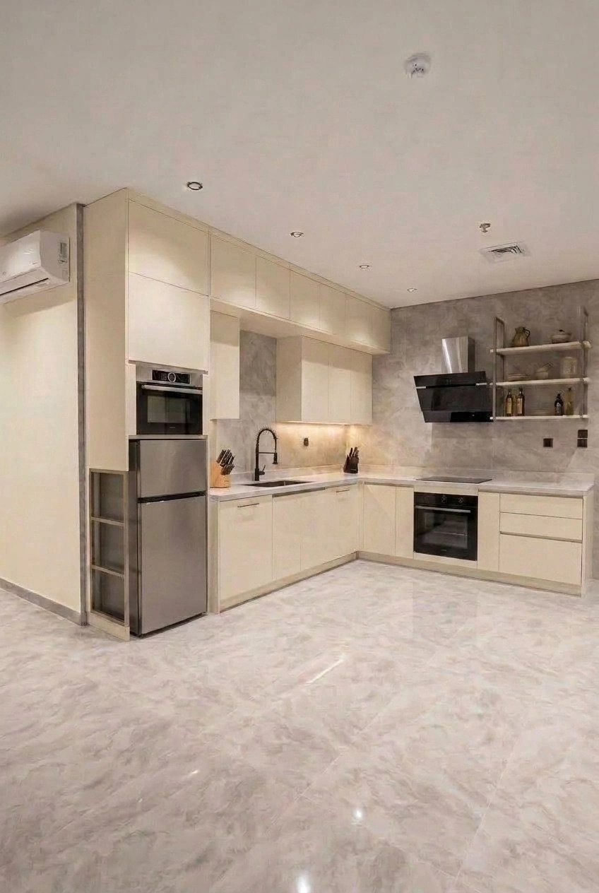 Interior design in Contemporary style — Kitchen by GenRoom AI