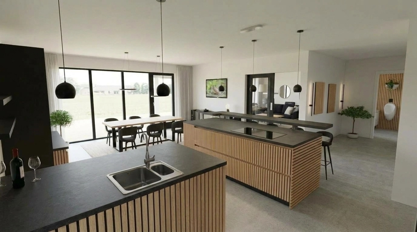 Kitchen interior in no_style style — photo by GenRoom AI