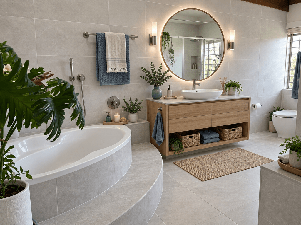 Interior design in Scandinavian style — Bathroom by GenRoom AI