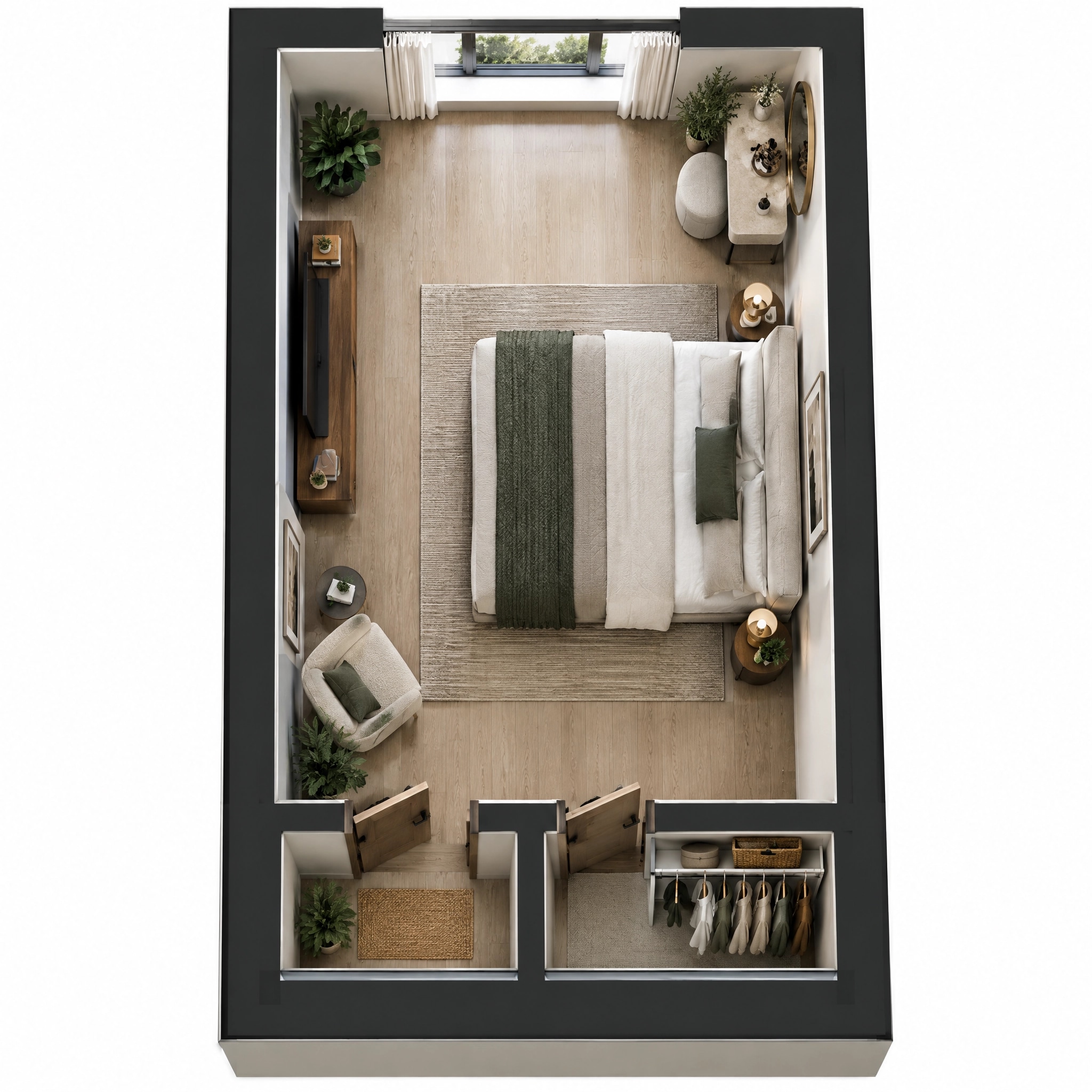 Interior design in Contemporary style — Living Room by GenRoom AI
