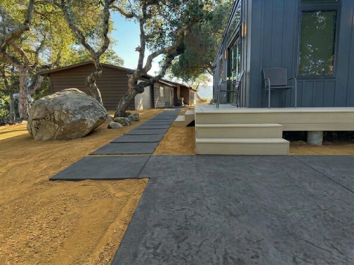 Yard design in no_style style — photo by GenRoom AI