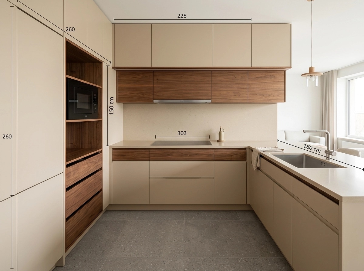 Minimalism Kitchen design — interior photo by GenRoom AI