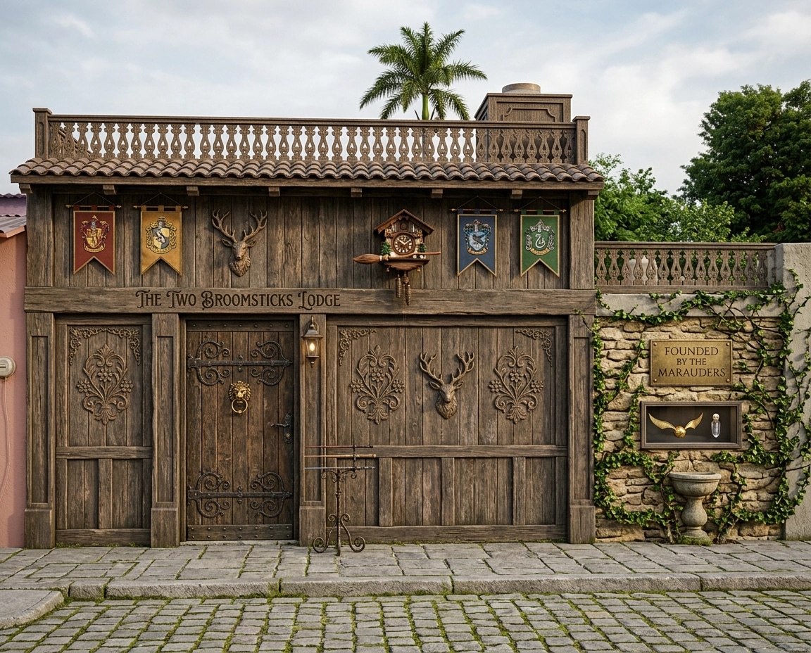 Facade design in Chalet Facade style — photo by GenRoom AI
