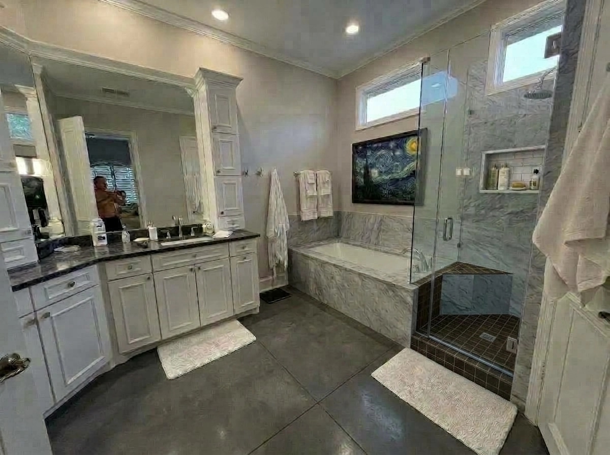 Bathroom interior in no_style style — photo by GenRoom AI