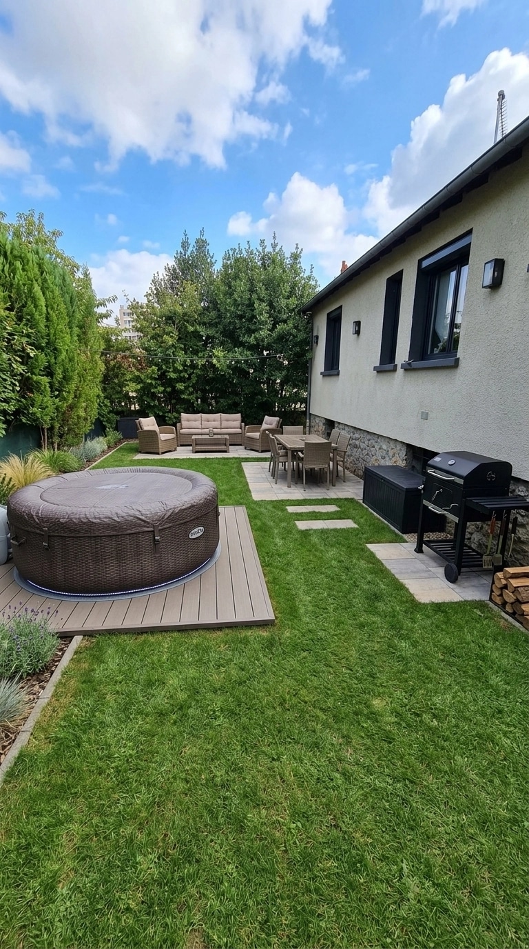 Yard design in no_style style — photo by GenRoom AI