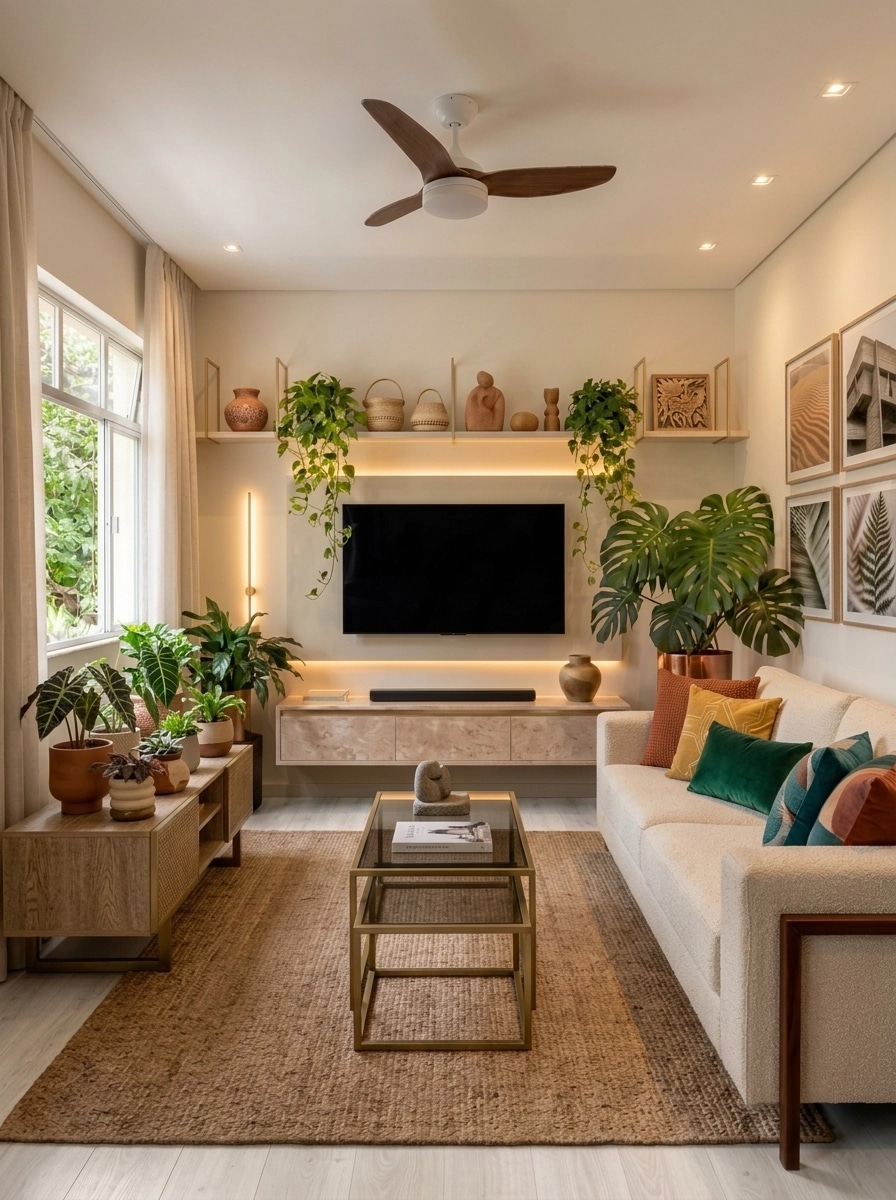 Interior design in Contemporary style — Living Room by GenRoom AI