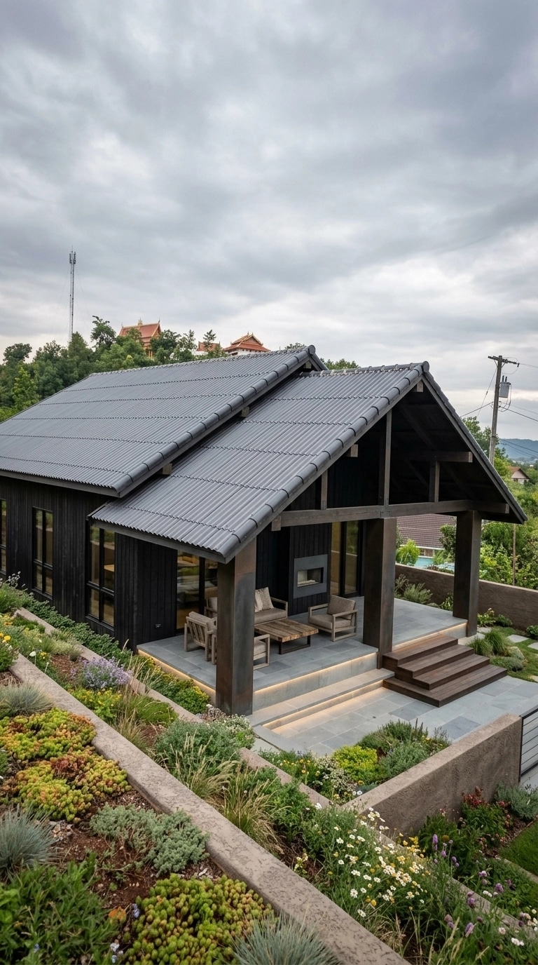 Facade design in Barnhouse Facade style — Facade by GenRoom AI