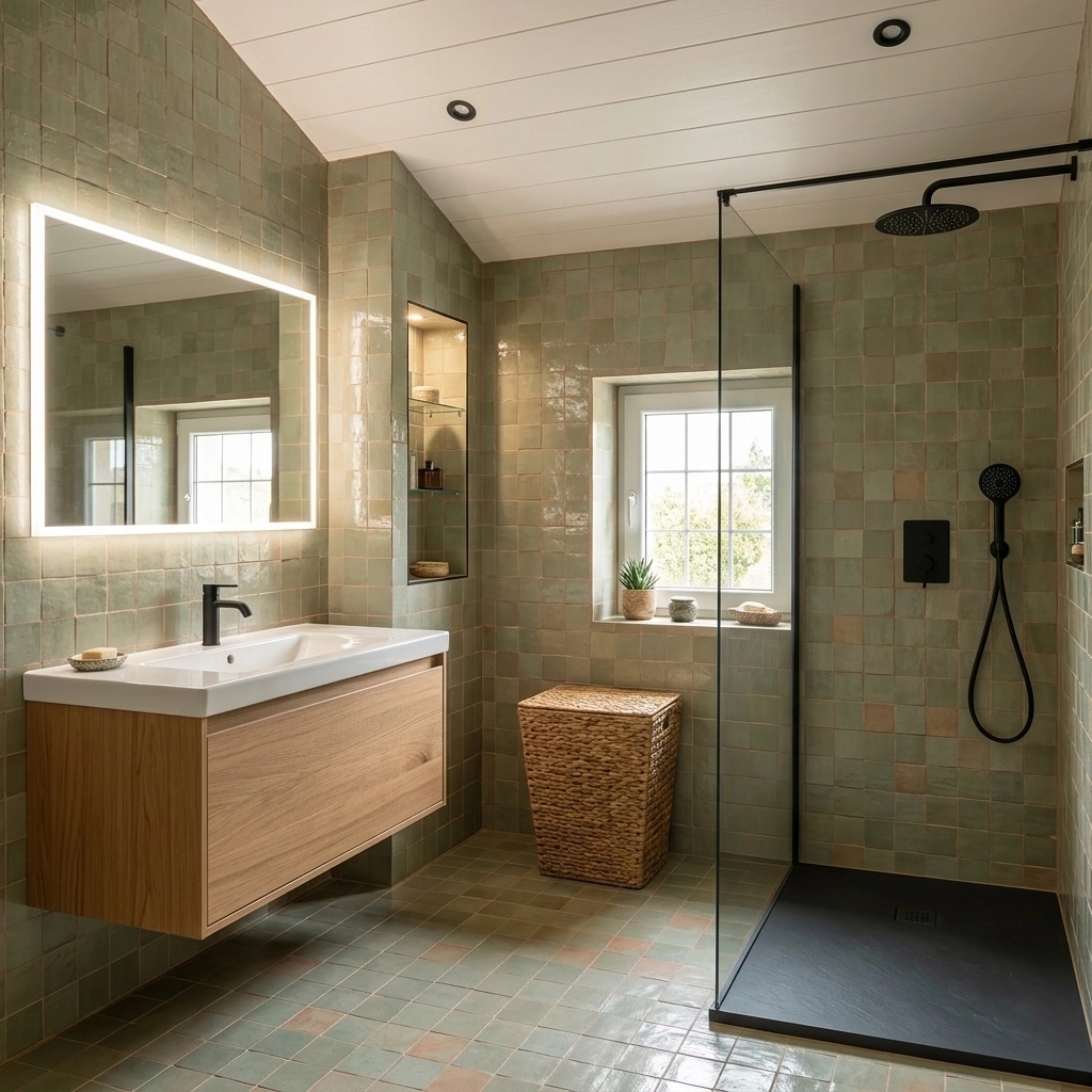 Bathroom interior in no_style style — photo by GenRoom AI