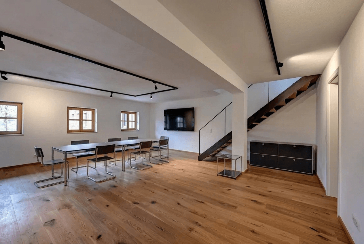 Office interior in Loft / Industrial style — photo by GenRoom AI