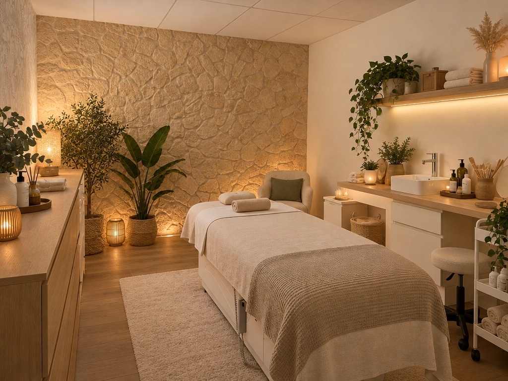 Interior design in Scandinavian style — beauty_salon by GenRoom AI