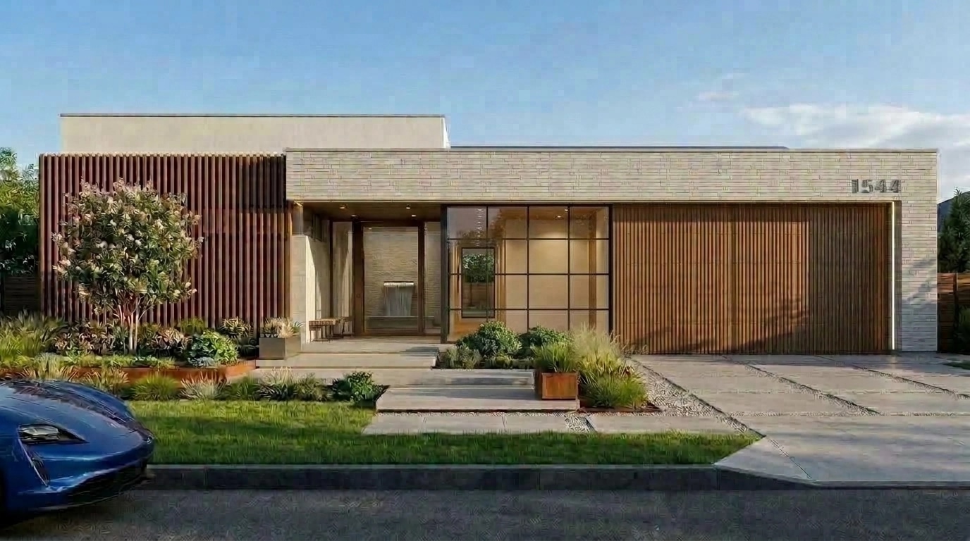 Contemporary Facade Facade design — facade photo by GenRoom AI