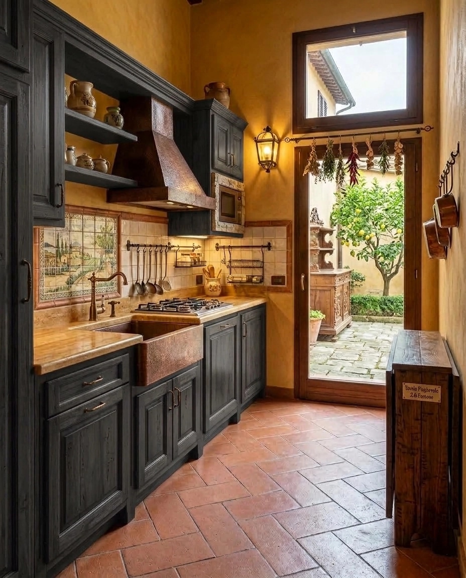 Tuscan Kitchen design — interior photo by GenRoom AI