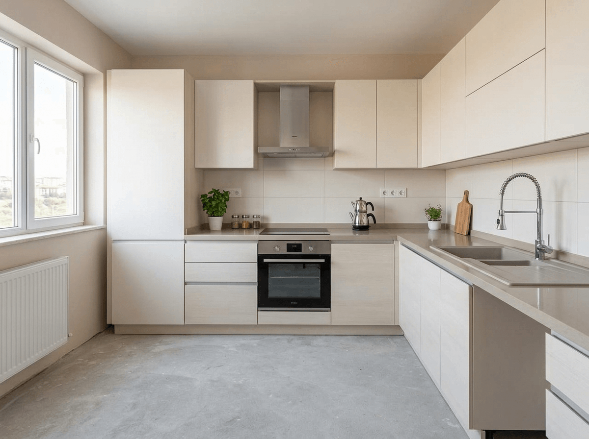Kitchen interior in no_style style — photo by GenRoom AI