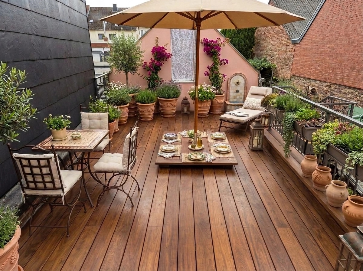 Mediterranean Yard Аула design — yard photo by GenRoom AI