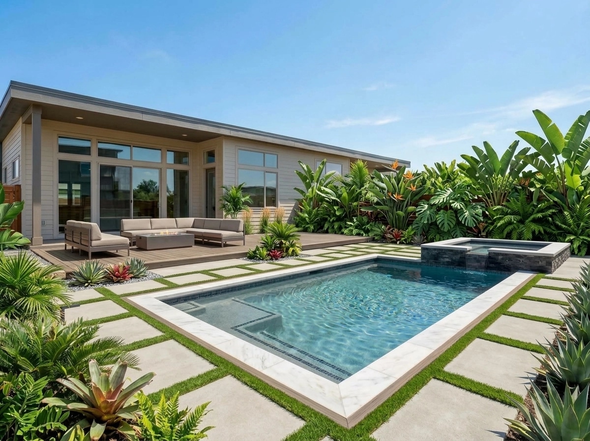 Contemporary Yard Yard design — yard photo by GenRoom AI