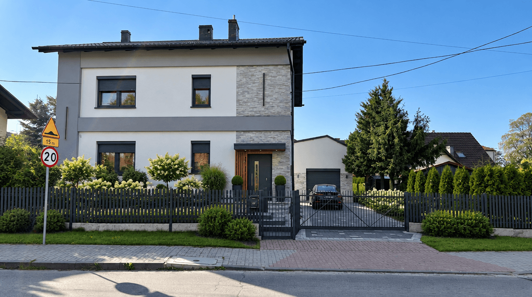 Facade design in Hi-Tech Facade style — Facade by GenRoom AI