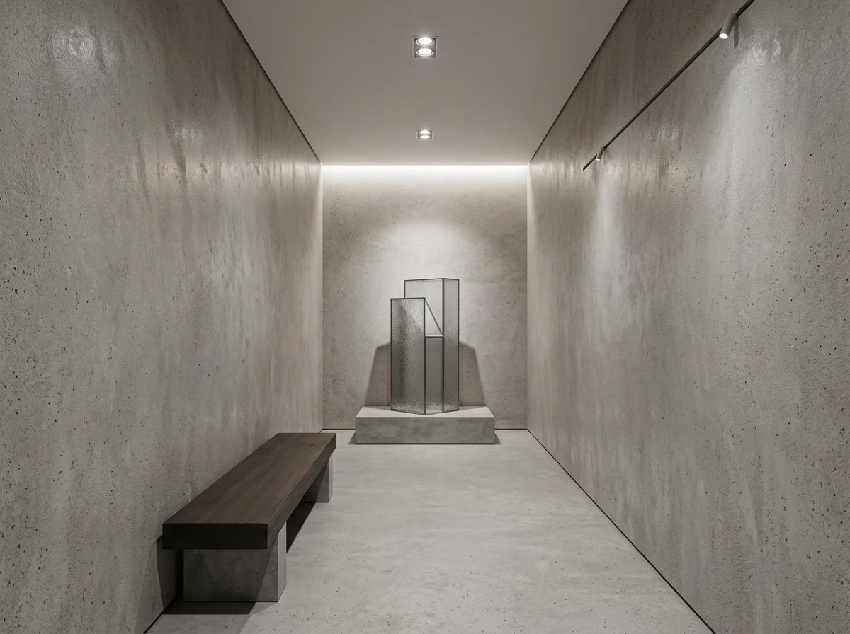 Minimalism Bathroom design — interior photo by GenRoom AI