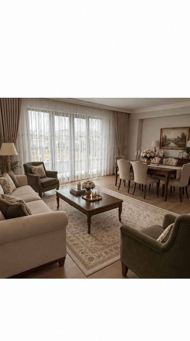 Classic Living Room design — interior photo by GenRoom AI