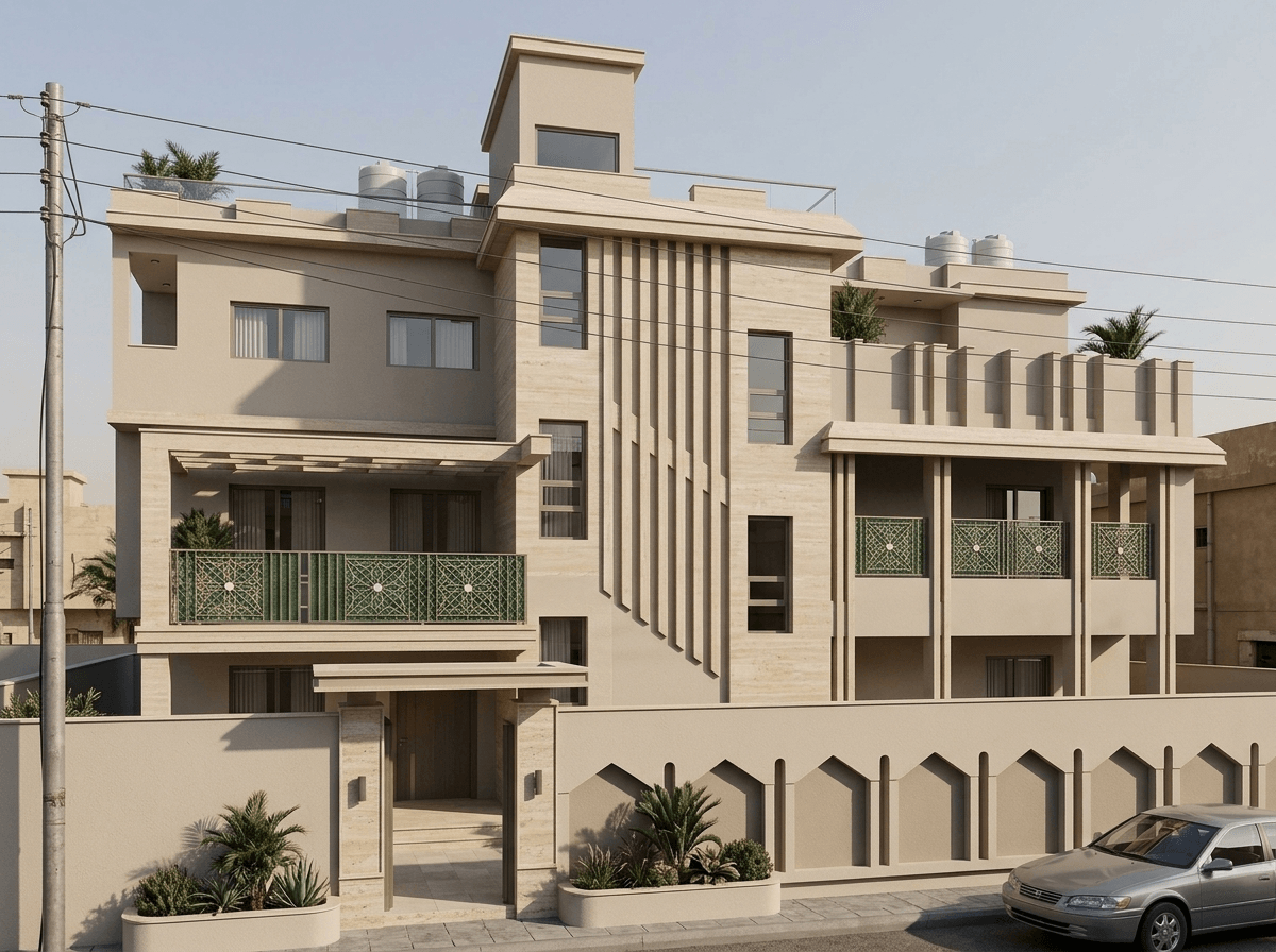 Facade design in Minimalist Facade style — Facade by GenRoom AI
