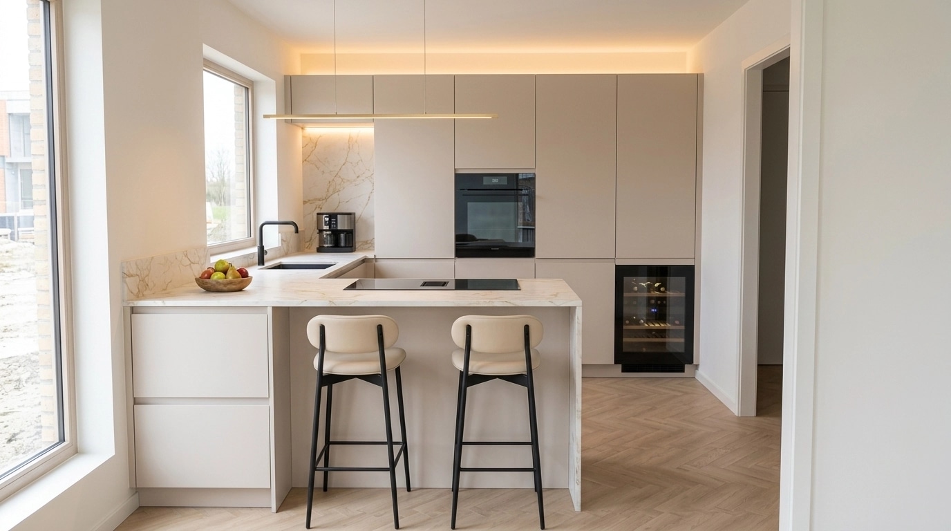 Interior design in Scandinavian style — Kitchen by GenRoom AI