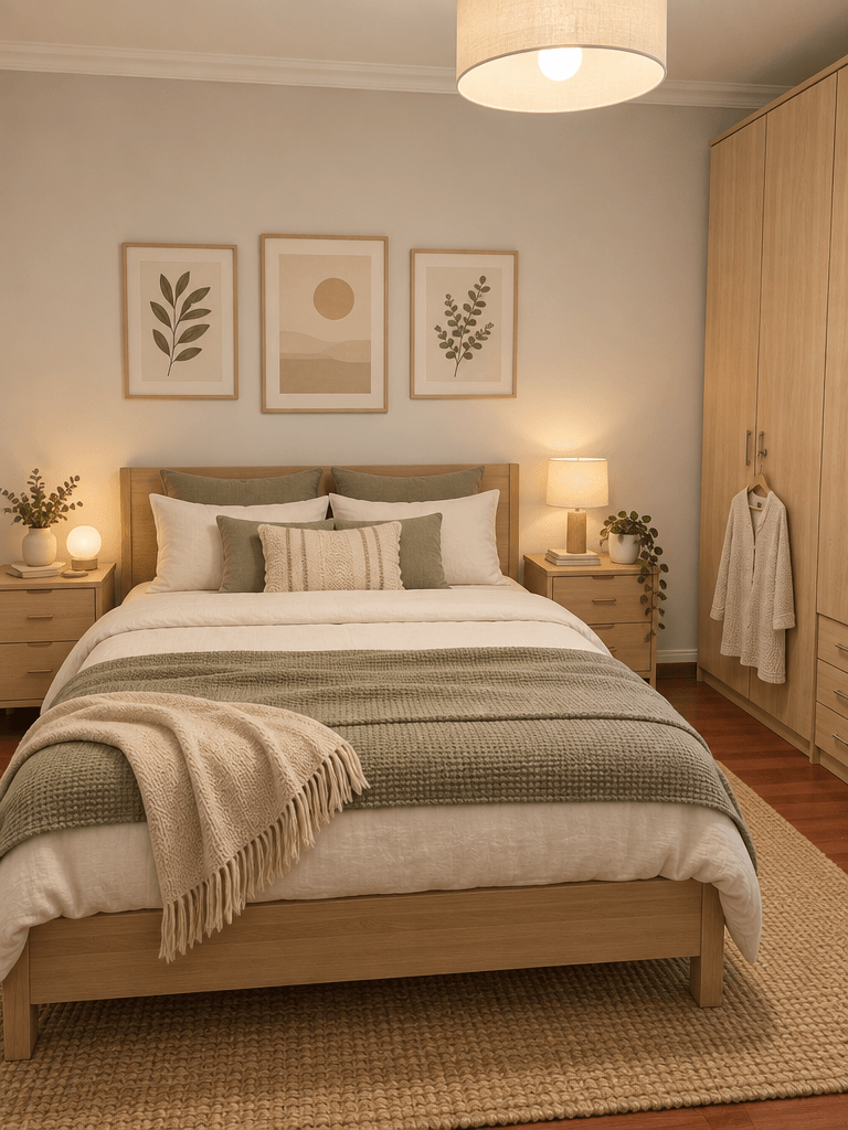 Interior design in Scandinavian style — Bedroom by GenRoom AI