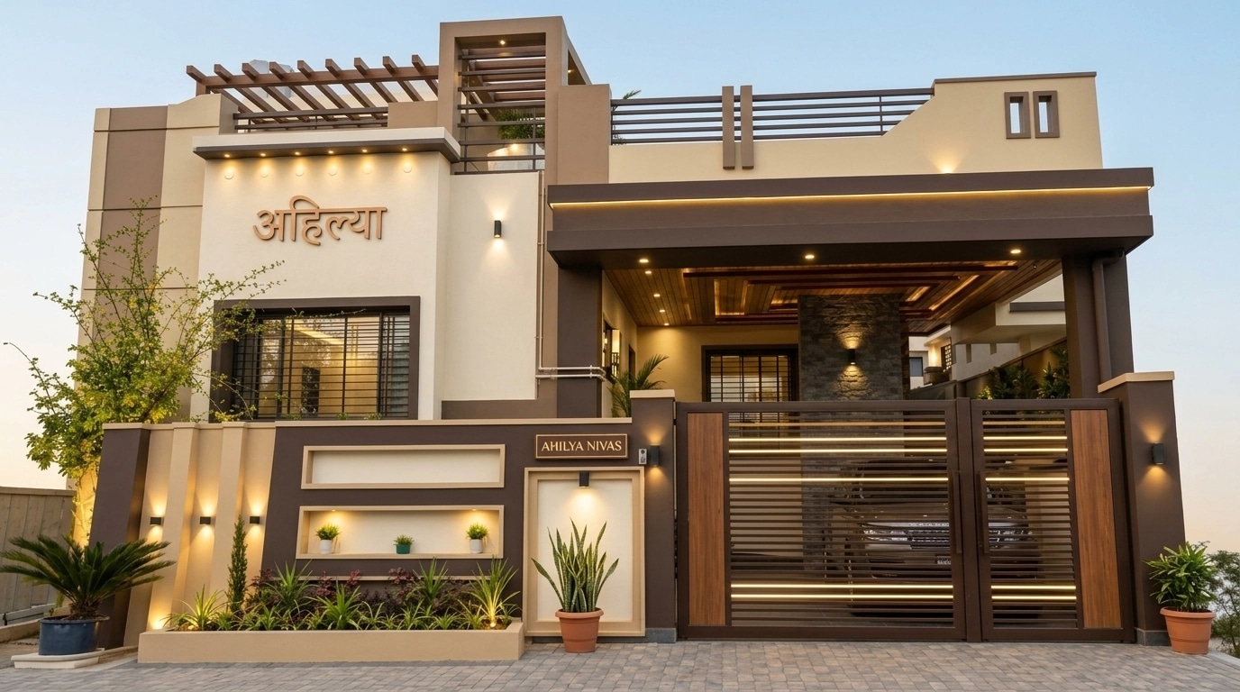Contemporary Facade Facade design — facade photo by GenRoom AI