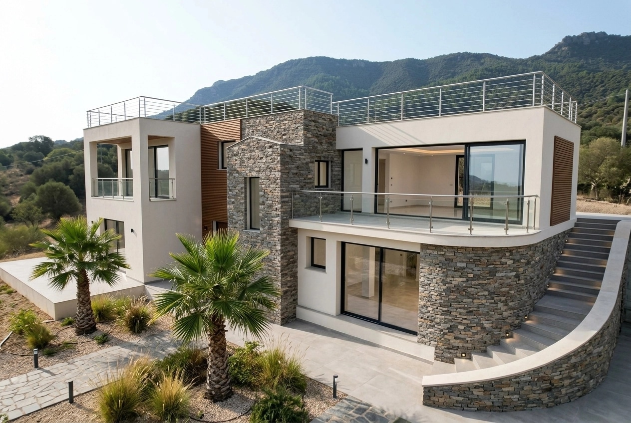 Contemporary Facade Facade design — facade photo by GenRoom AI