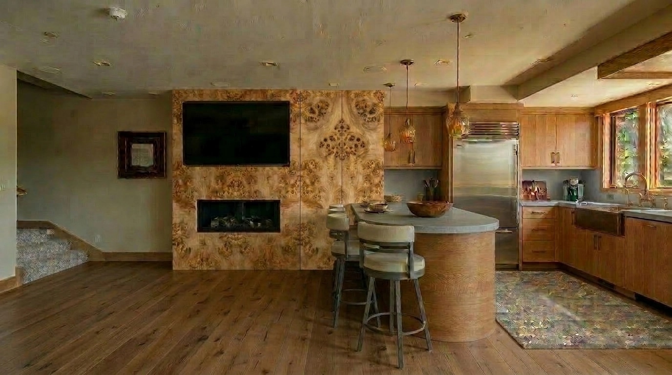 Design de interiores em estilo Rustic — Cozinha por GenRoom AI