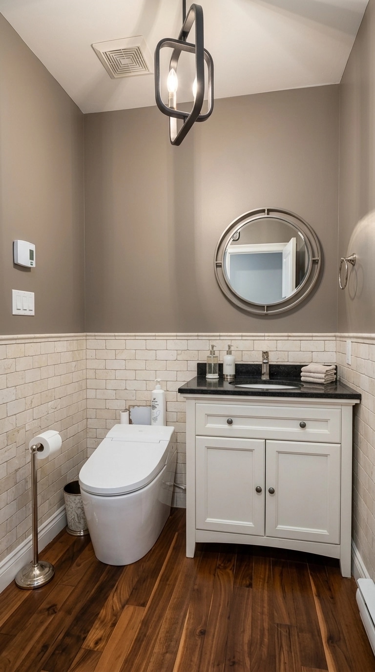 Bathroom interior in Transitional style — photo by GenRoom AI
