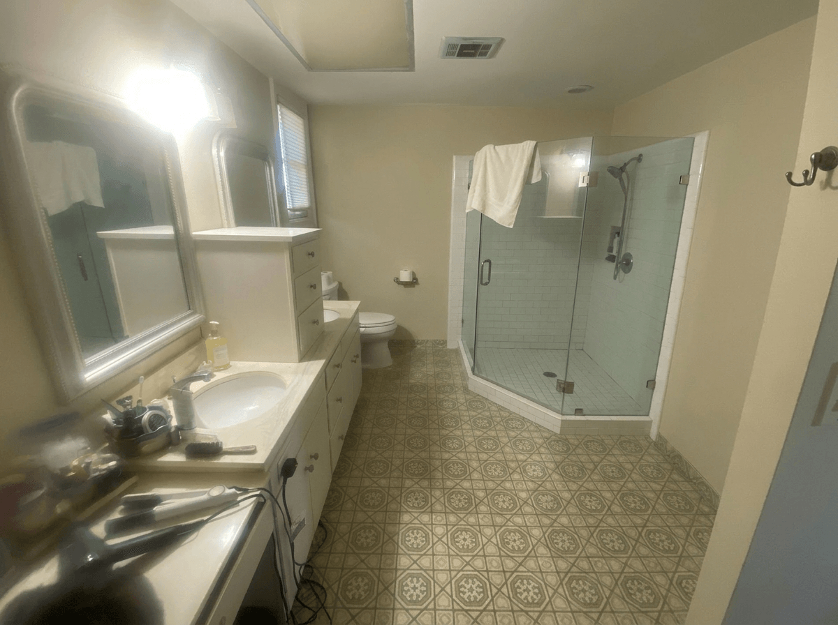 Bathroom interior in no_style style — photo by GenRoom AI