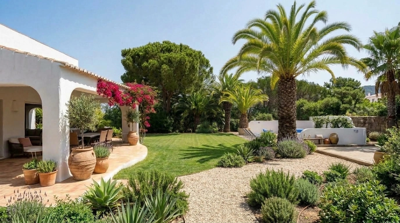 Mediterranean Yard Yard design — yard photo by GenRoom AI