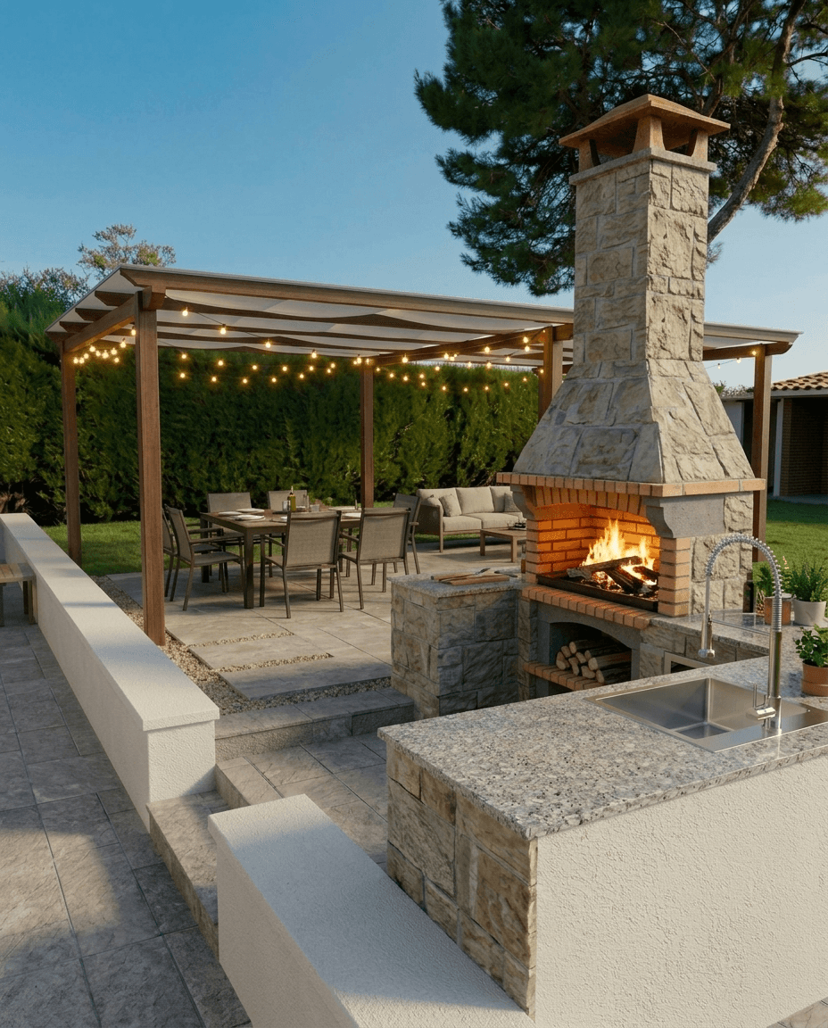 Yard design in no_style style — photo by GenRoom AI