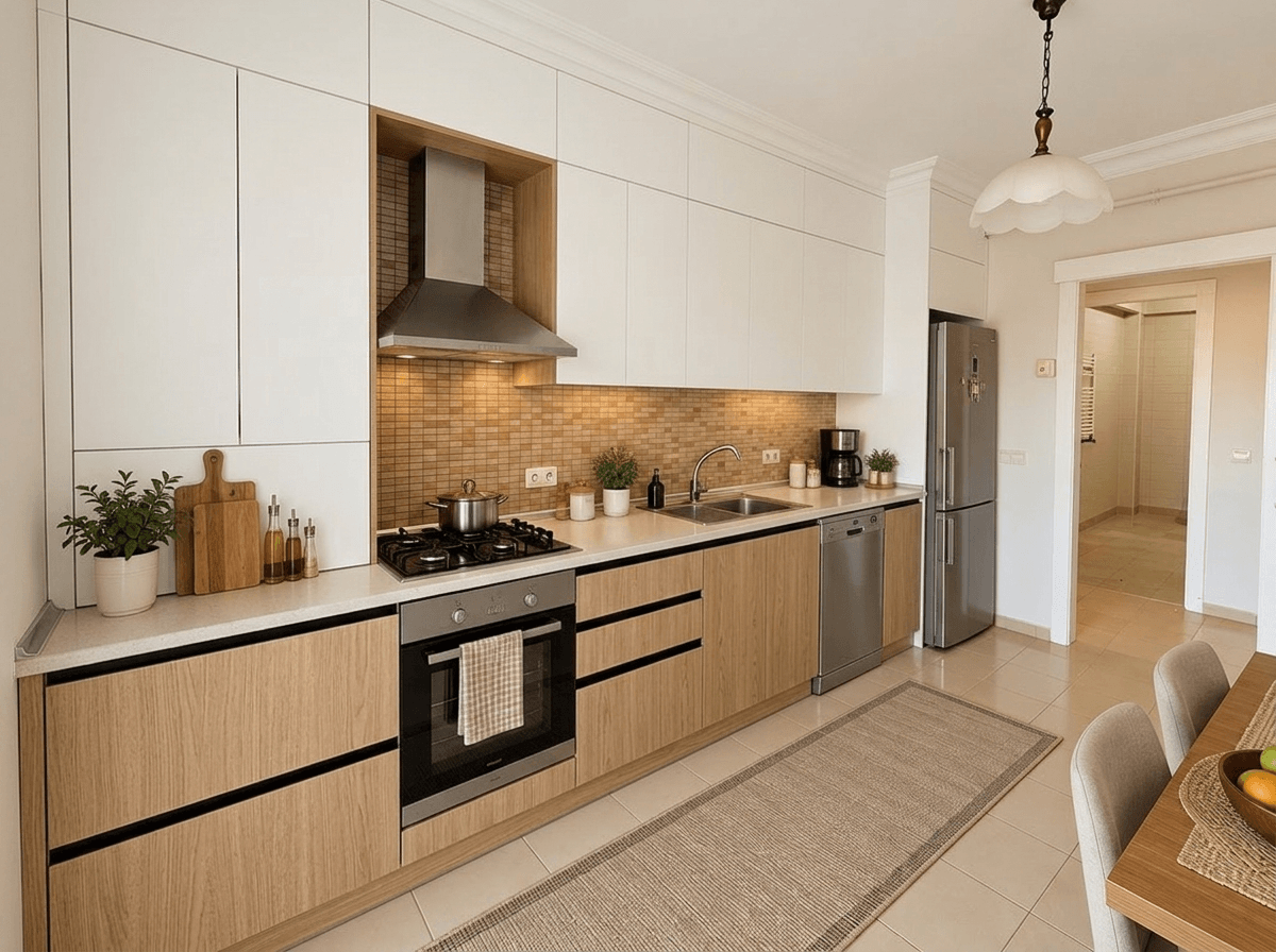 Kitchen interior in no_style style — photo by GenRoom AI