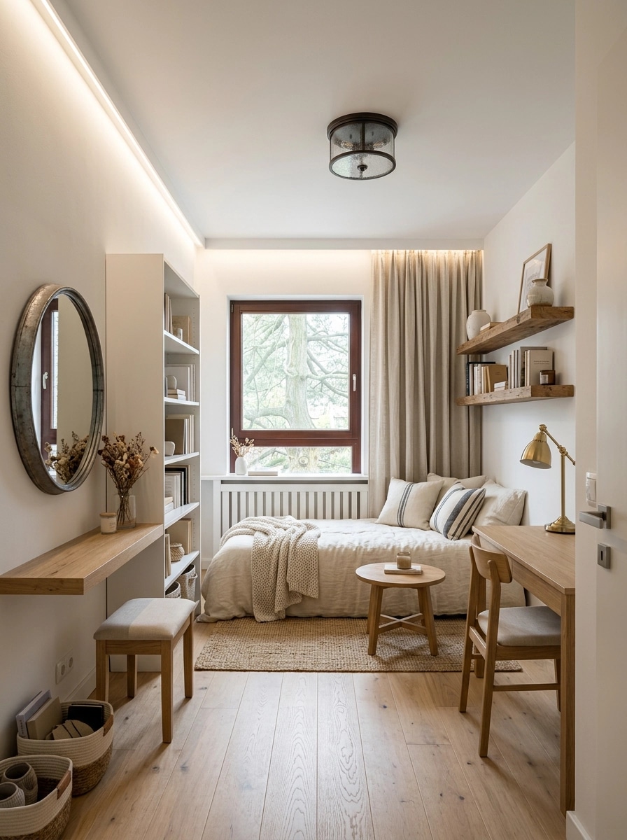 Modern Farmhouse Living Room design — interior photo by GenRoom AI