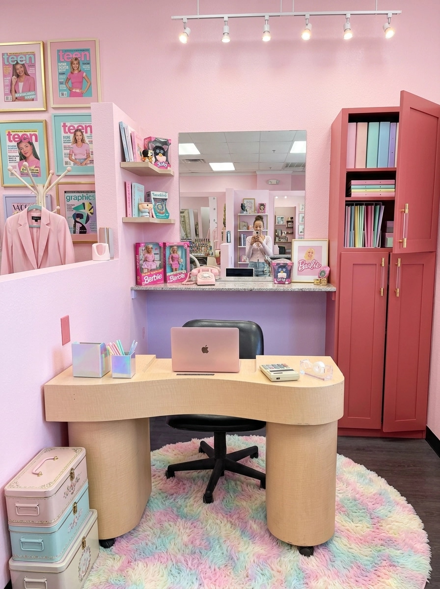 Interior design in Eclectic style — Office by GenRoom AI