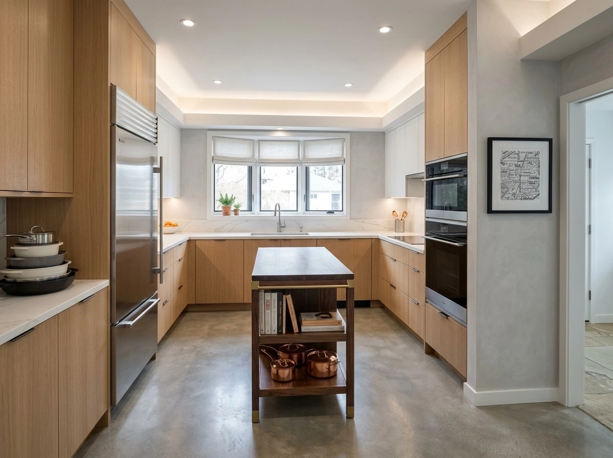 Interior design in Contemporary style — Kitchen by GenRoom AI