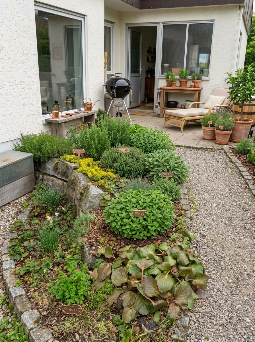 Landscape design in Eco Natural Garden style — Yard by GenRoom AI