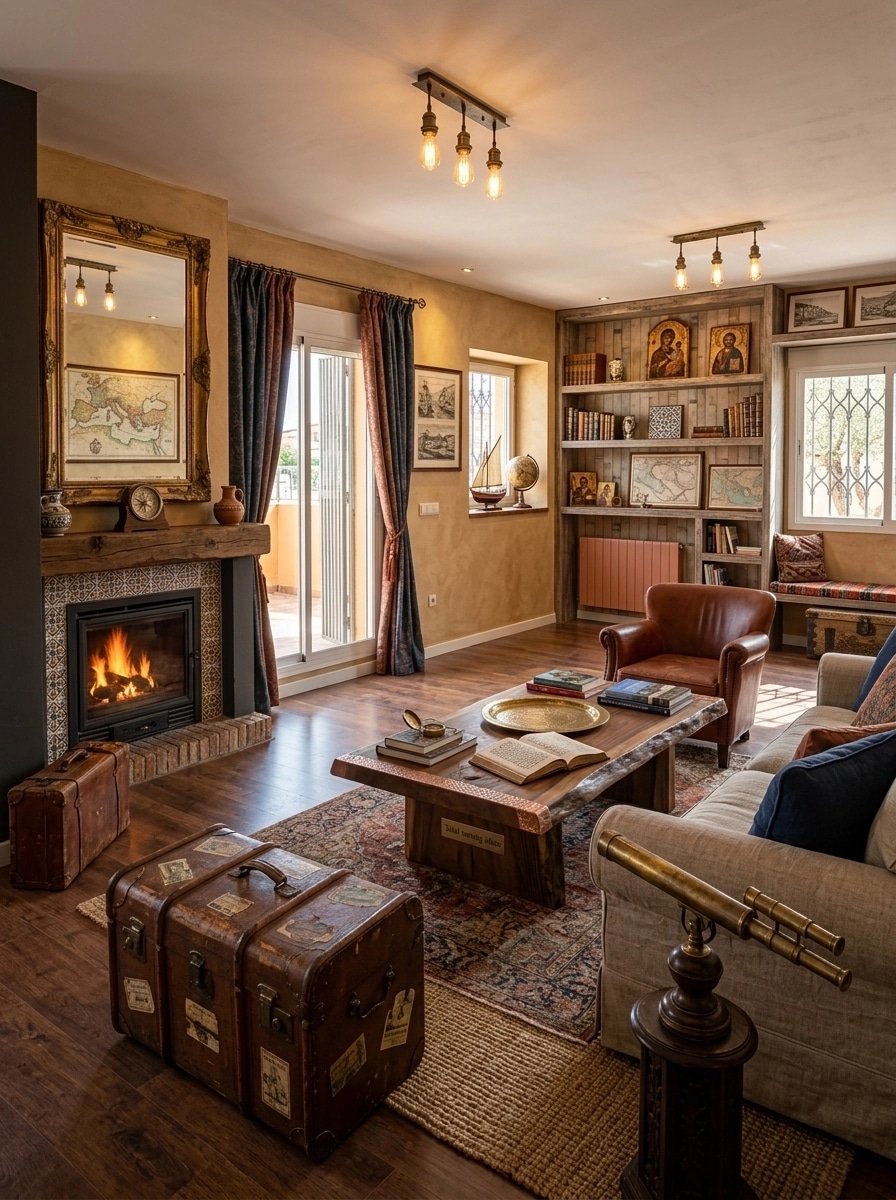 Interior design in Mediterranean style — Living Room by GenRoom AI