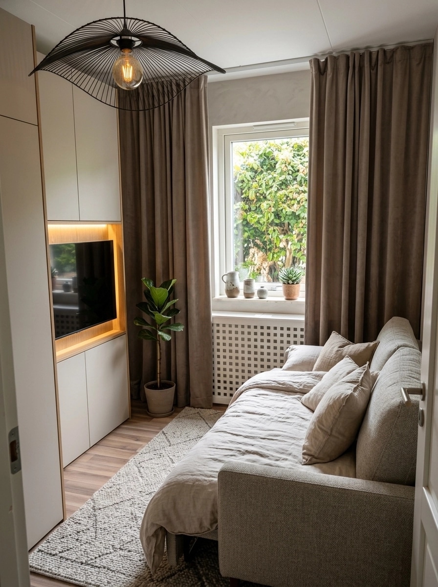 Contemporary Bedroom design — interior photo by GenRoom AI