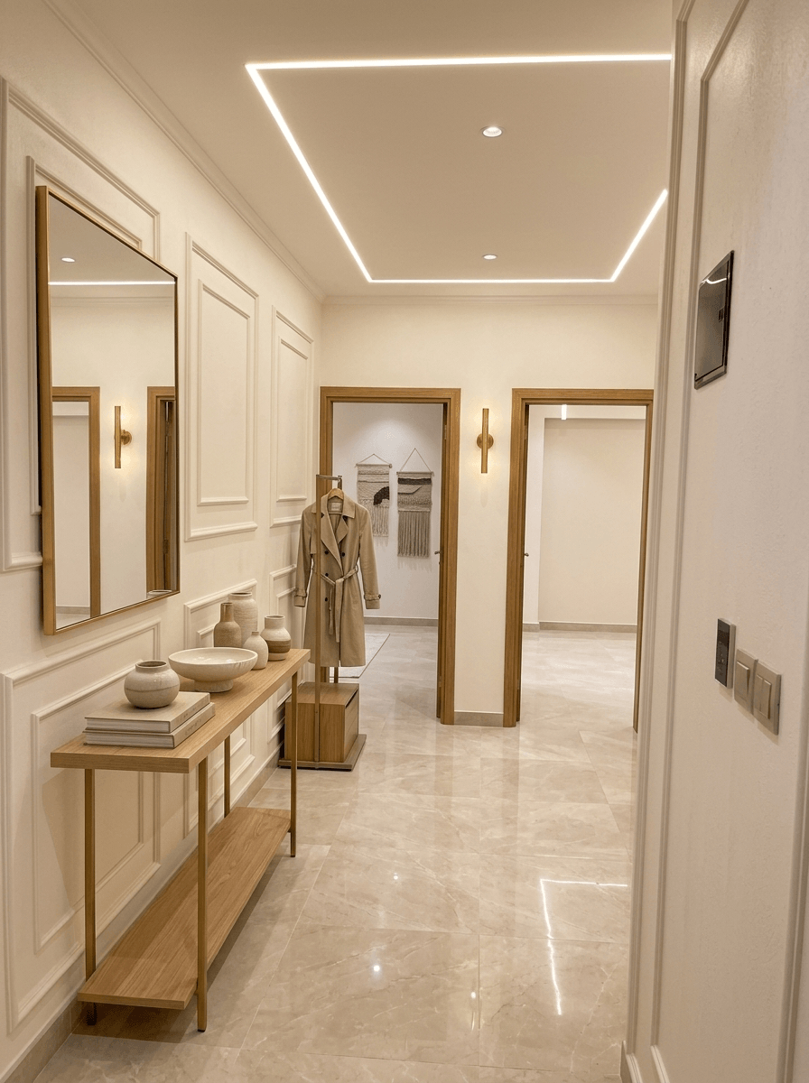 Hallway interior in no_style style — photo by GenRoom AI