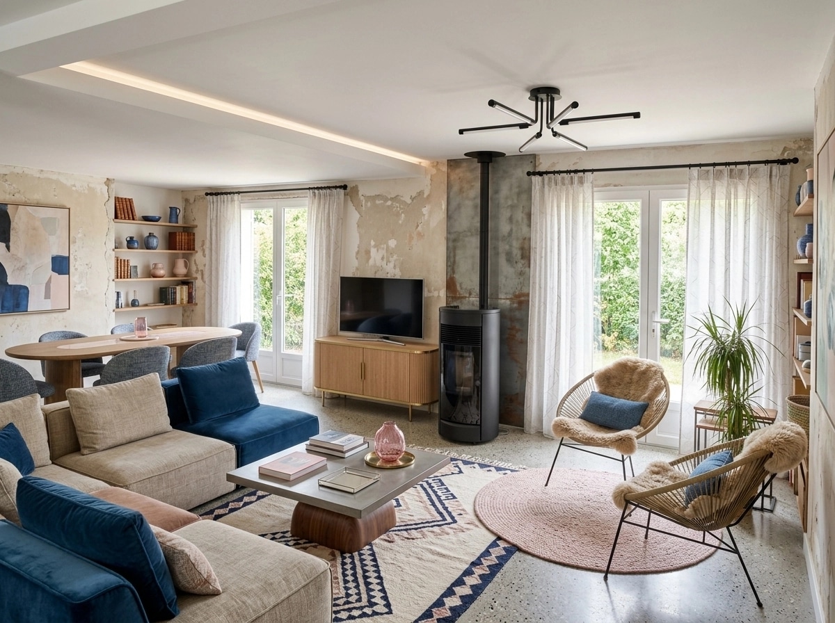 Interior design in Contemporary style — Living Room by GenRoom AI