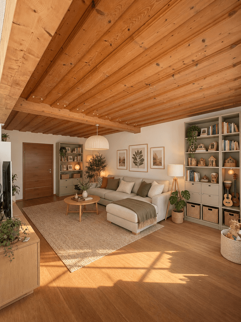 Interior design in Scandinavian style — Living Room by GenRoom AI