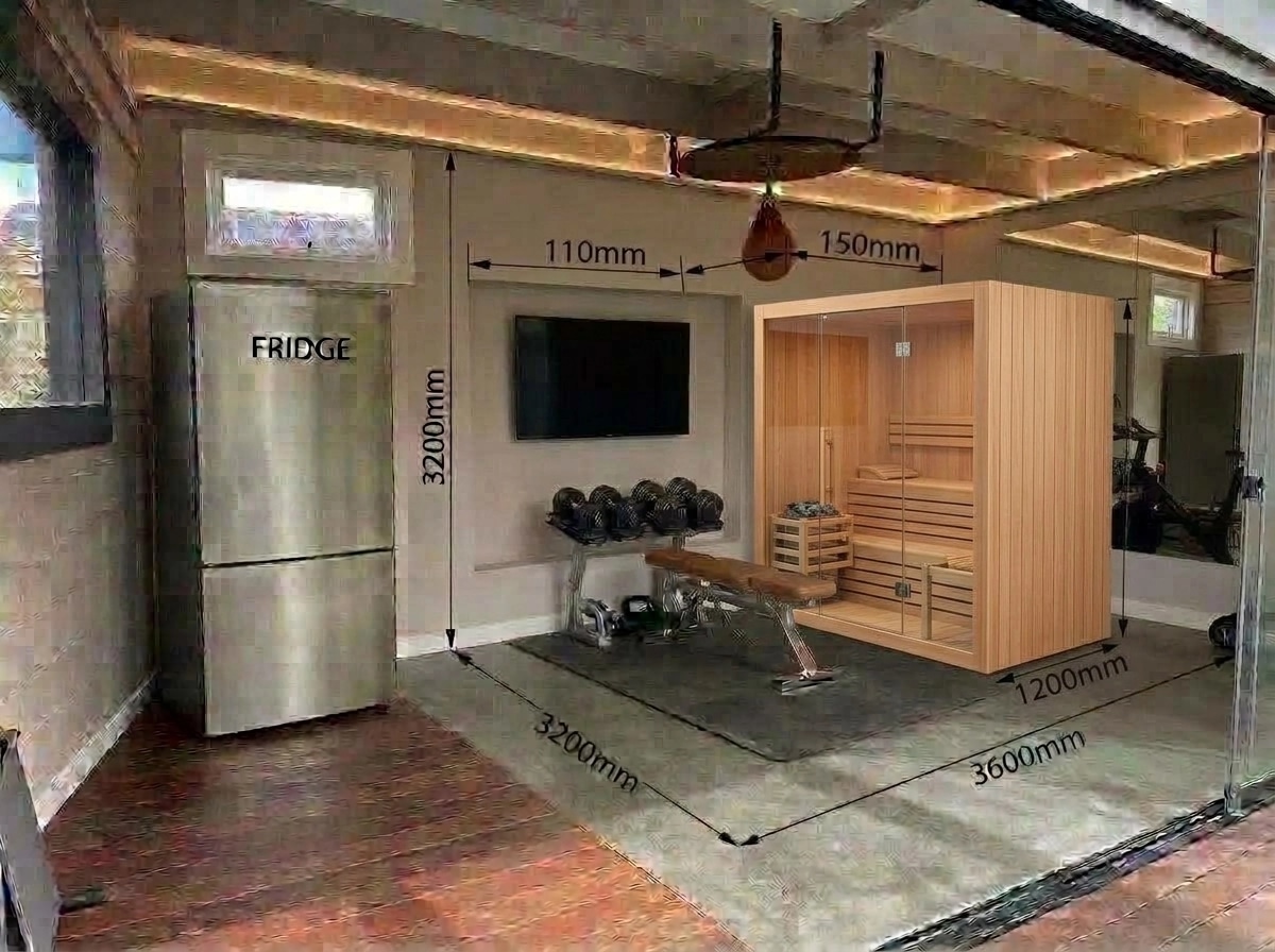 Interior design in Contemporary style — gym by GenRoom AI