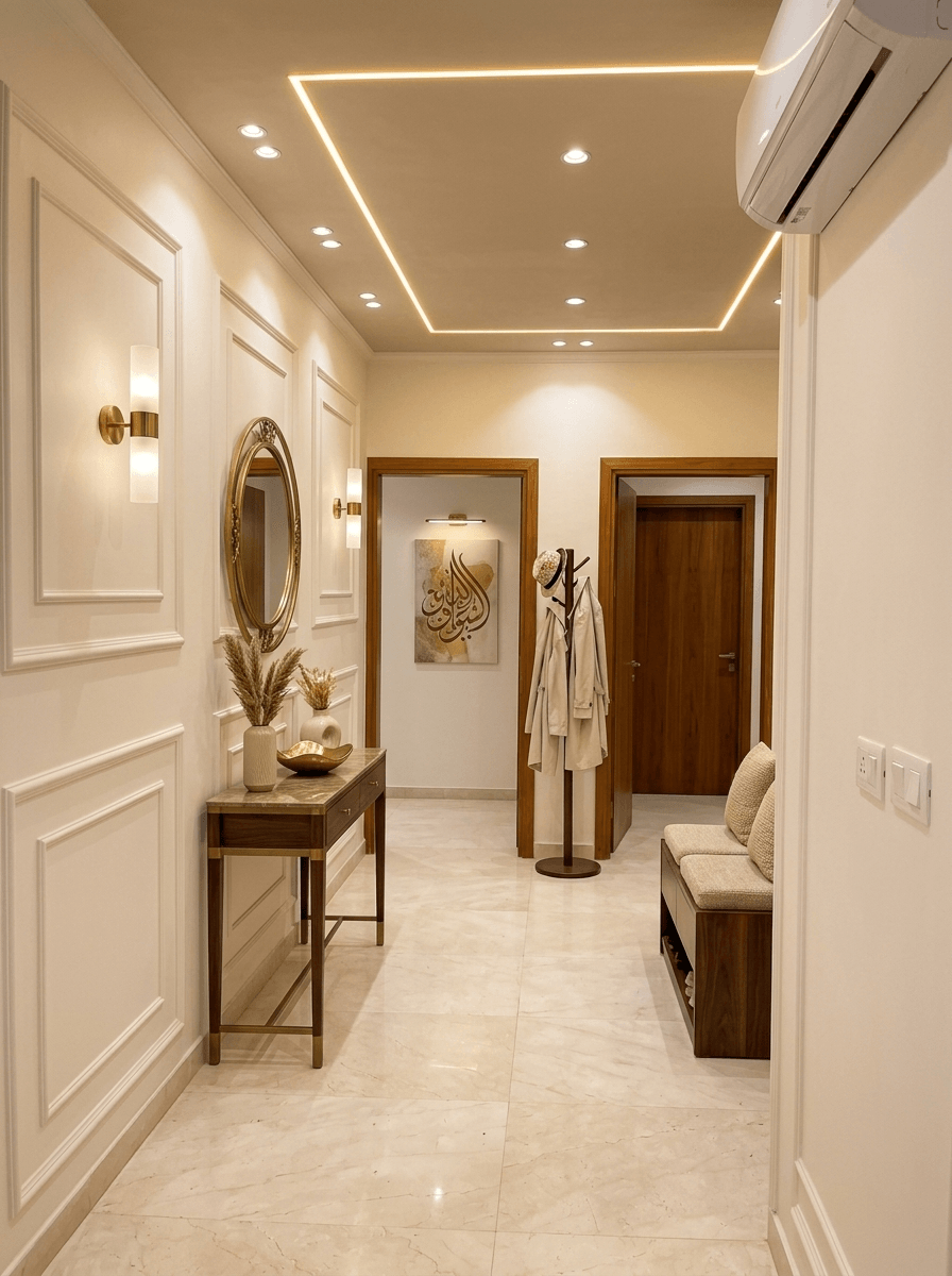 Hallway interior in no_style style — photo by GenRoom AI