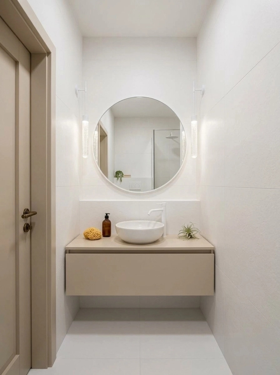 Bathroom interior in Contemporary style — photo by GenRoom AI
