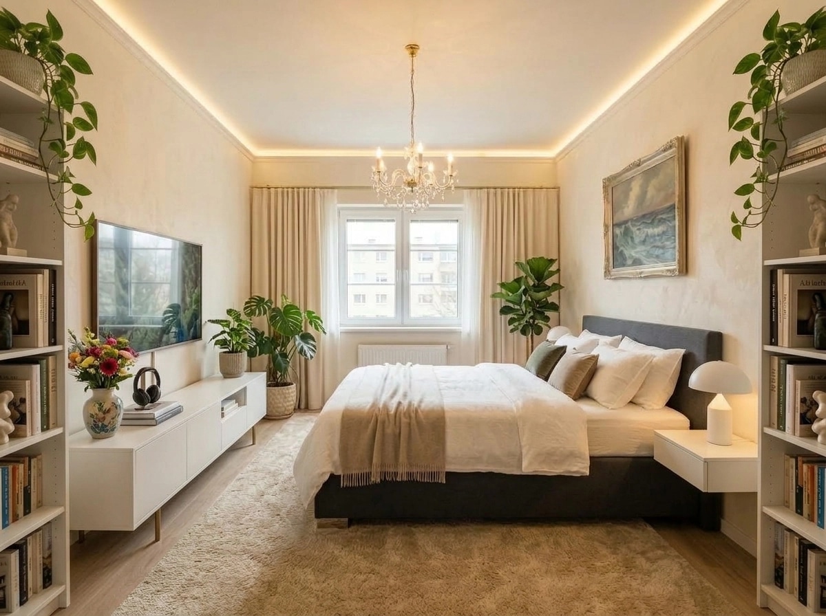Contemporary Bedroom design — interior photo by GenRoom AI