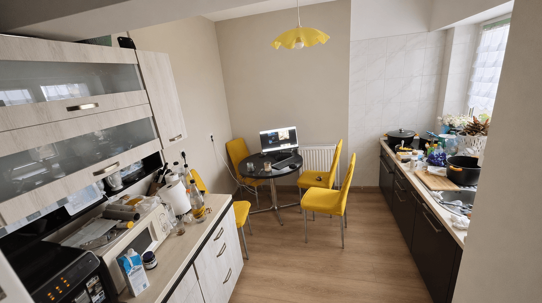 Interior design in Scandinavian style — Kitchen by GenRoom AI