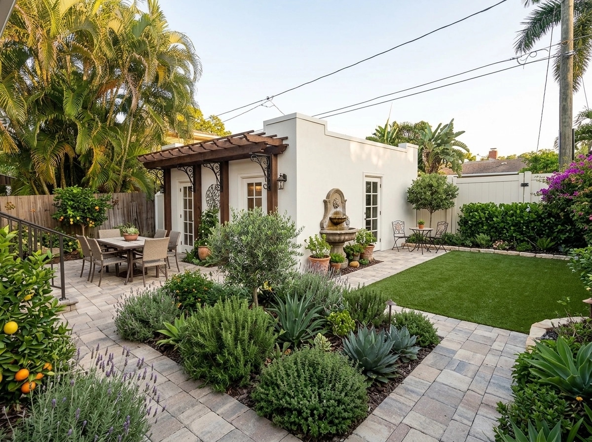 Mediterranean Yard Yard design — yard photo by GenRoom AI
