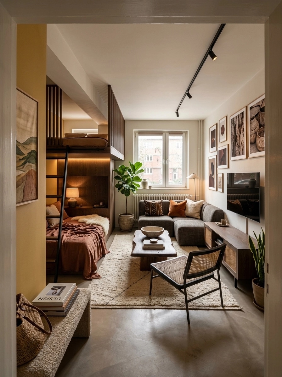 Interior design in Contemporary style — Living Room by GenRoom AI