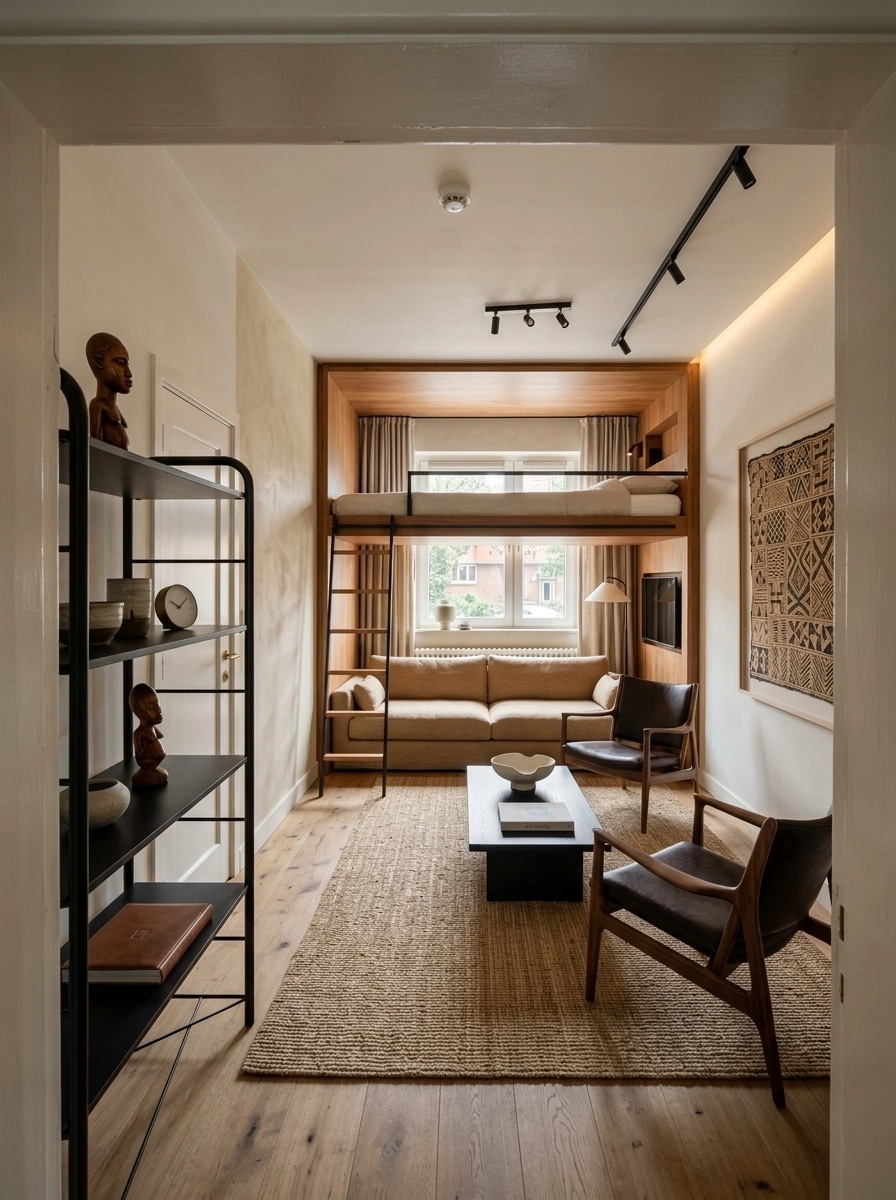 Minimalism Living Room design — interior photo by GenRoom AI